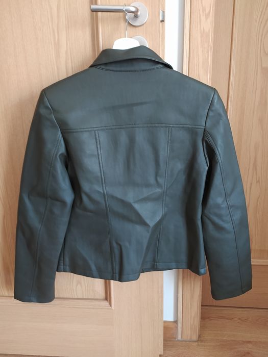 Casaco de pele verde Tropa