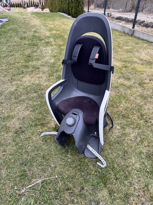 Hamax, Caress, fotelik rowerowy montowany na bagażniku, White/Black