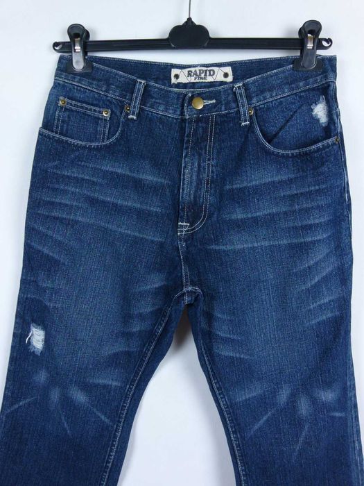 Rapid Fire proste spodnie dżins / W32 - M