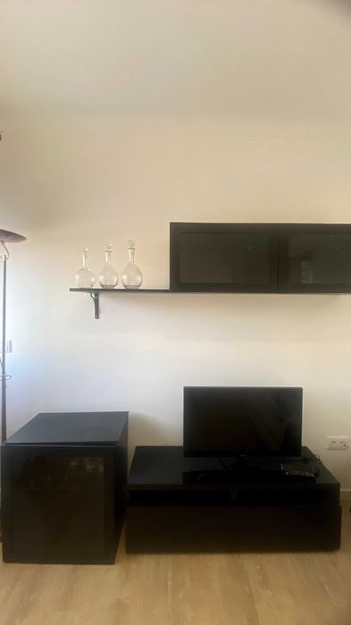 Móvel sala ikea em preto Gama Besta