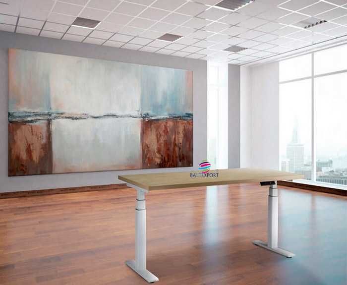 Mesa Secretária ELEVATÓRIA ELÉTRICA BALTY Normal e Trabalhar em Pé