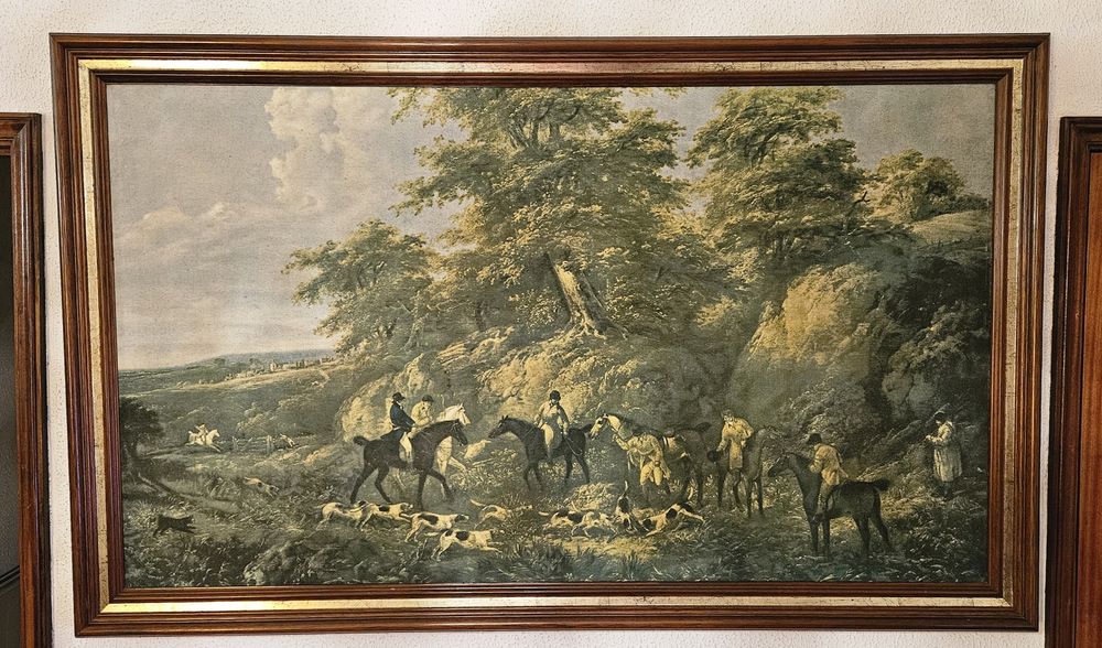 Quadro antigo grande. Vintage, óptimo estado.