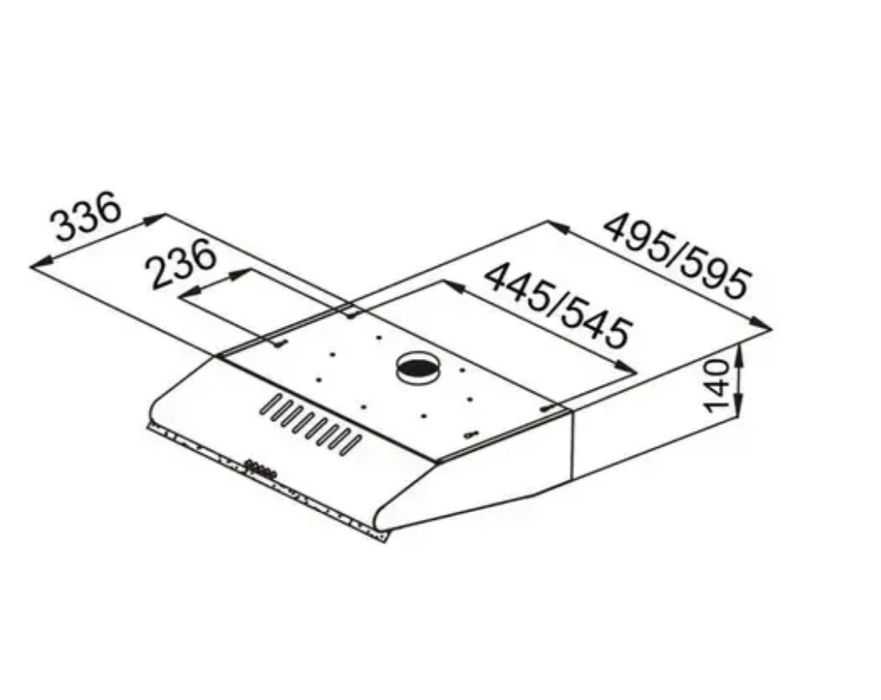 Вытяжка для кухни Pyramida MHX 60 IV