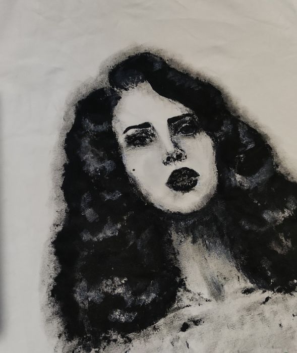 Футболка Лана Дель Рей (ручний розпис кастом)