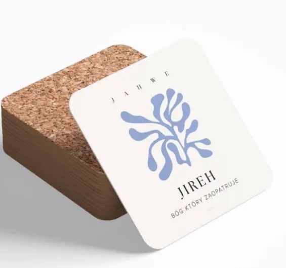 Podstawka korkowa. Imiona Boga, Jireh. Szaron