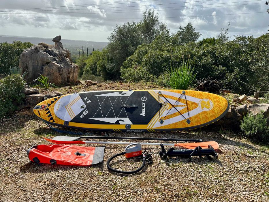 ZRay X1 9'9" SUP Insuflável – Kit Completo | Excelente Estado