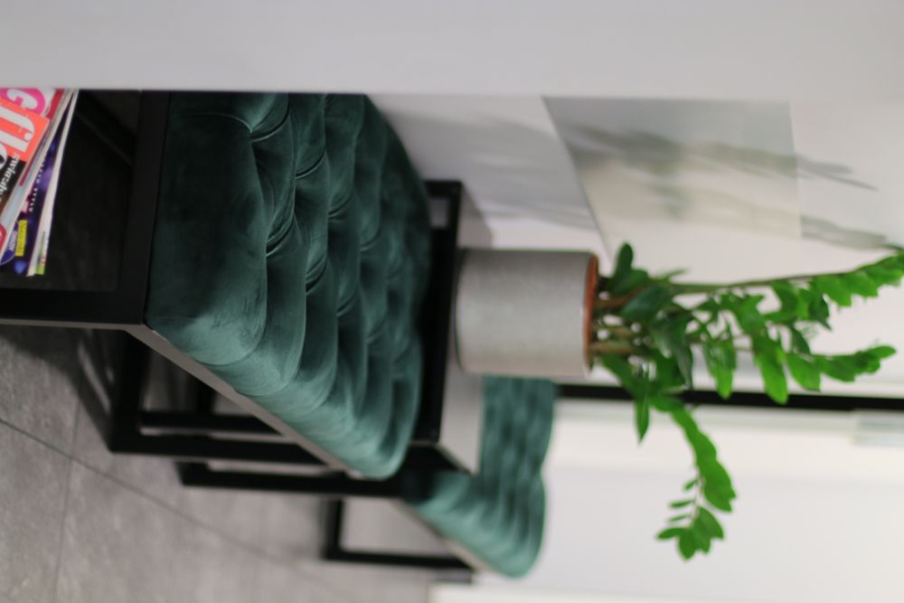 LOFT ławka pikowana pufa tapicerowana chesterfield przedpokój industry