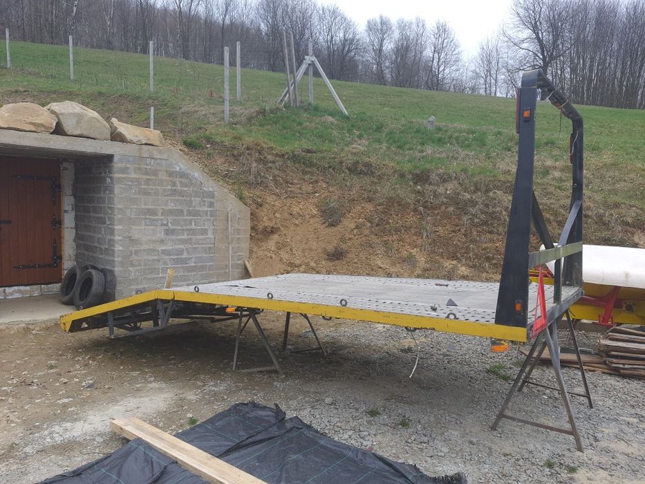 Najazd laweta stalowo-aluminiowy!!!