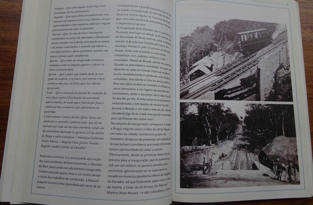 O Elevador do Bom Jesus do Monte (Braga) - 1º Edição 2001