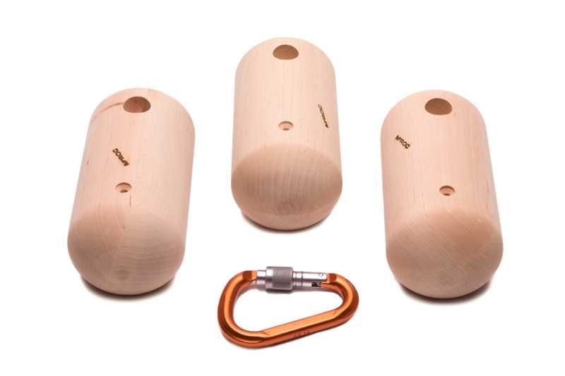 Drewniany Wałek 20 cm, campus, listewki, chwyty wspinaczkowe