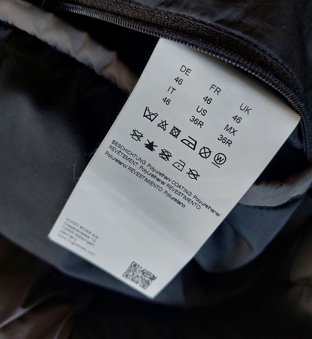 Hugo Boss kurtka puchowa męska r. 46/S/M