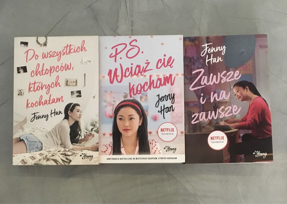 3 ksiazki serii Do wszystkich chlopcow ktorych kochalam