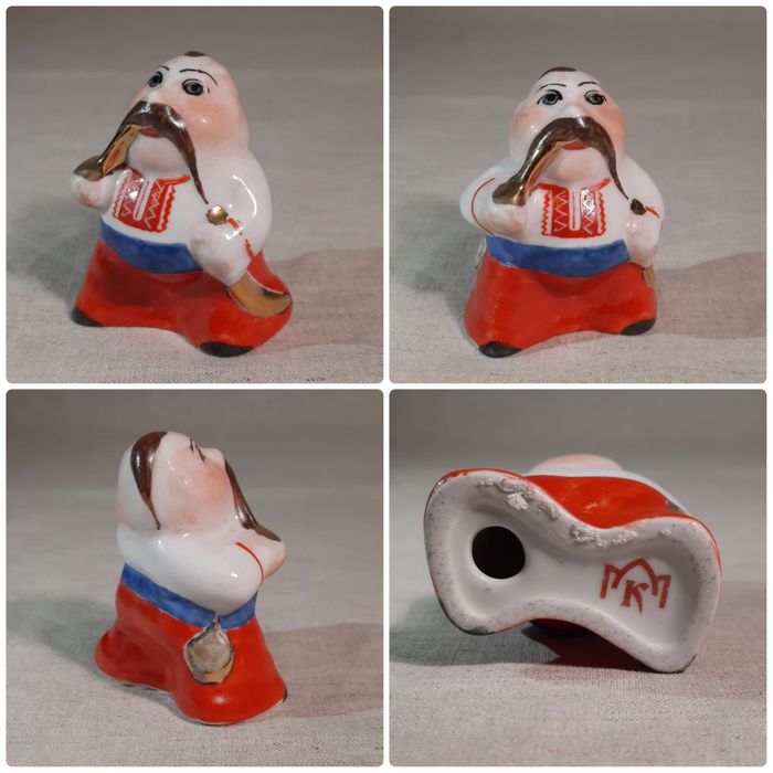 Статуэтки «КАЗАК козак и девушка» фарфор СССР 100% Оригинал! сост.ЛЮКС