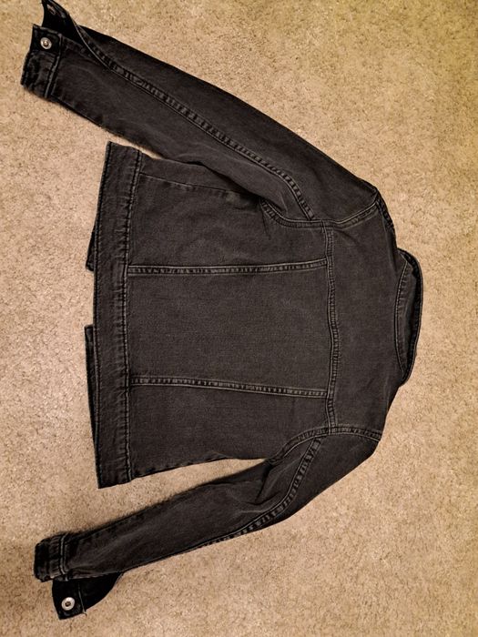 Czarna szara katana jeans falbanka H&M rozmiar 110/116/122
