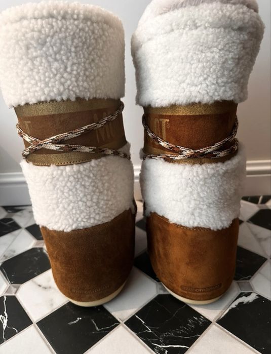 Śniegowce futrzane damskie Moon Boot Icon Shearling
