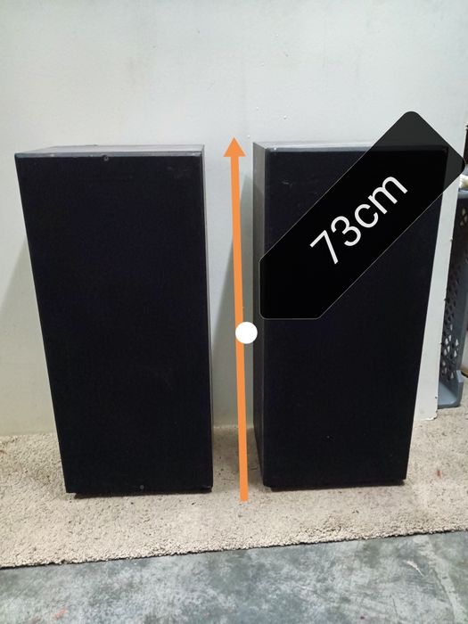 Par de colunas de som com excelente qualidade de som, to