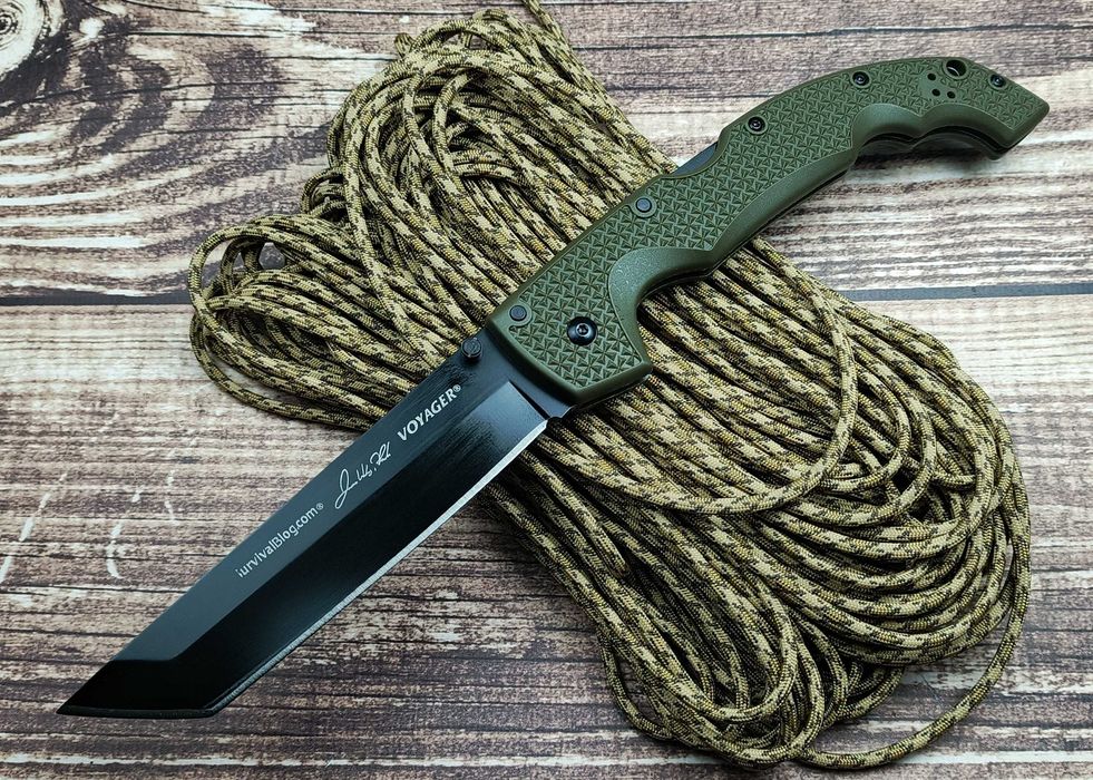 Брелок EDC фолдер Cold Steel Rawles Voyager XL Tanto