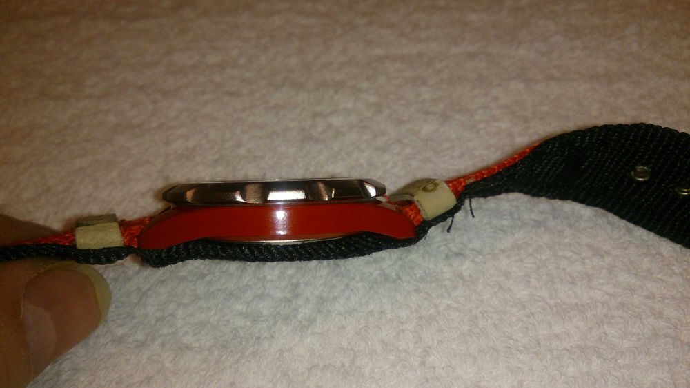 adidas (relógio diver-mergulhador) vermelho