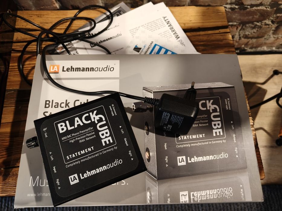 Przedwzmacniacz gramofonowy Lehmannaudio Black Cube