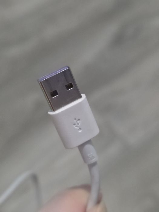 Kabel USB-A → USB-C, sprawny, biały