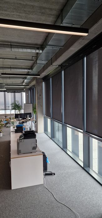 Rolety wolnowiszące screen  do dużych okien  , robione pod wymiar