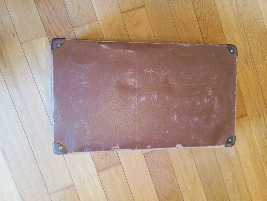 Mala de cartão de viagem ( genuína em cartão prensado )