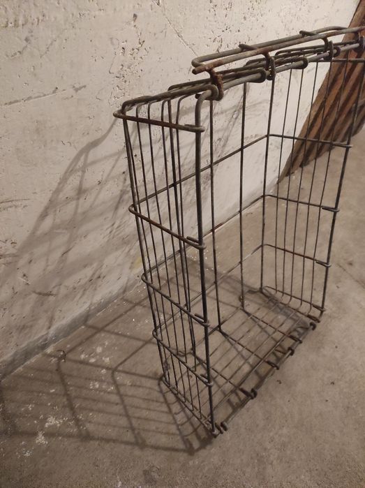 skrzynki kosze metalowe prl