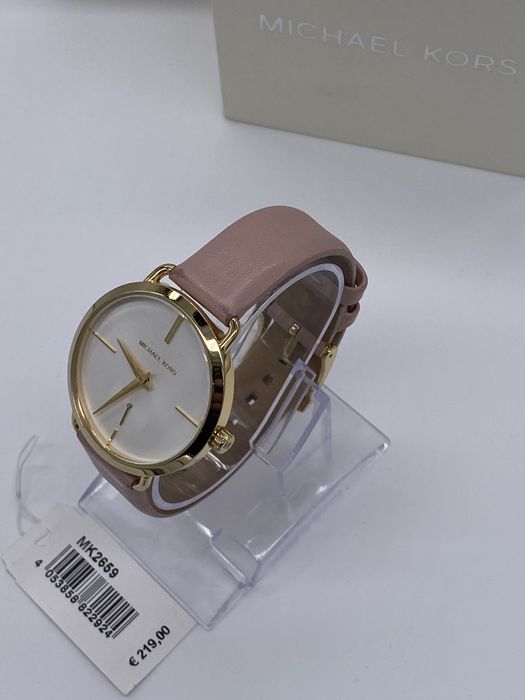 Oryginalny Zegarek damski Michael Kors MK2659 Złoty różowy pasek