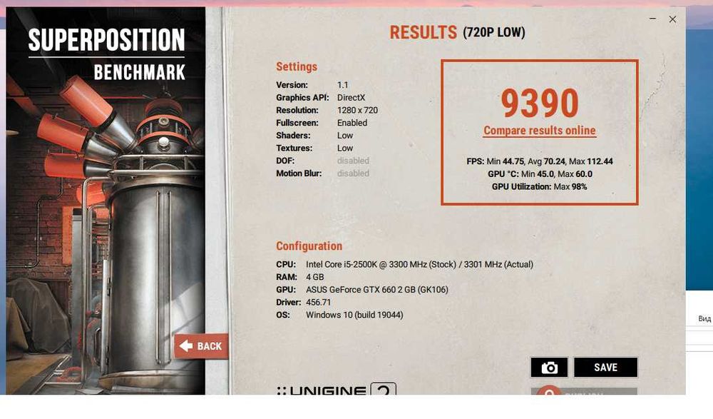 Відеокарта ASUS  gtx660 -DC20-2gd5