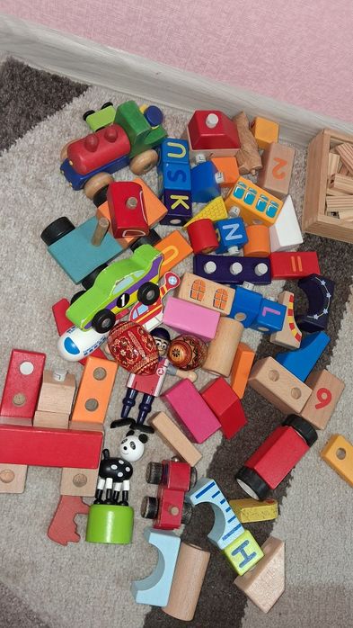 Кубики дерев'яні,набір