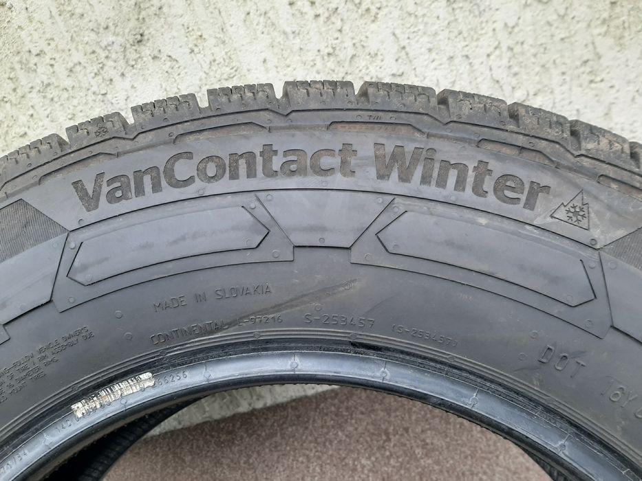 2x Opony zimowe 205/75R16C Continental VanContact Winter 9mm / 2023r