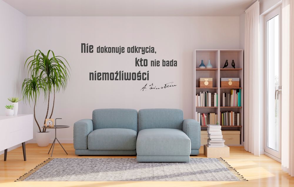 Naklejka ścienna cytat cytaty motto samoprzylepne