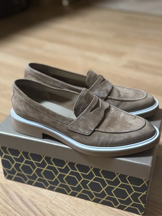 Лоферы / туфли из натуральной замши