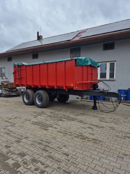 przyczepa wywrotka jednoosiowa tandem 3t - 15t homologacja