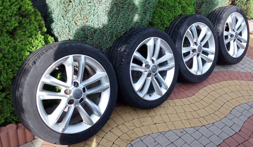 Felgi aluminiowe R17+opony letnie Opel CORSA,ASTRA**