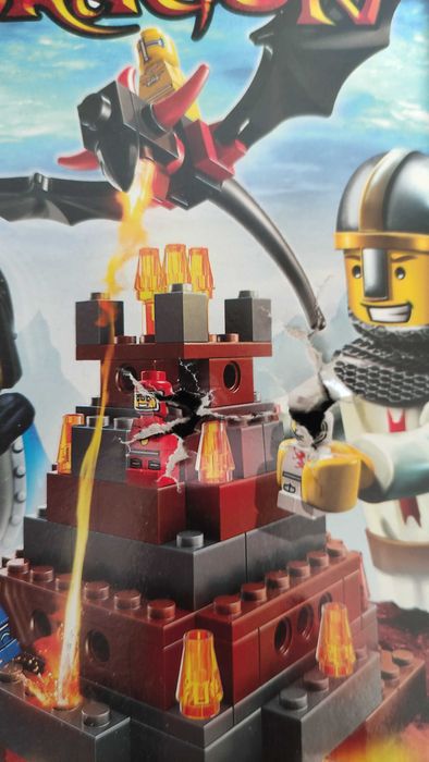 Jogo de tabuleiro LEGO Lava Dragon