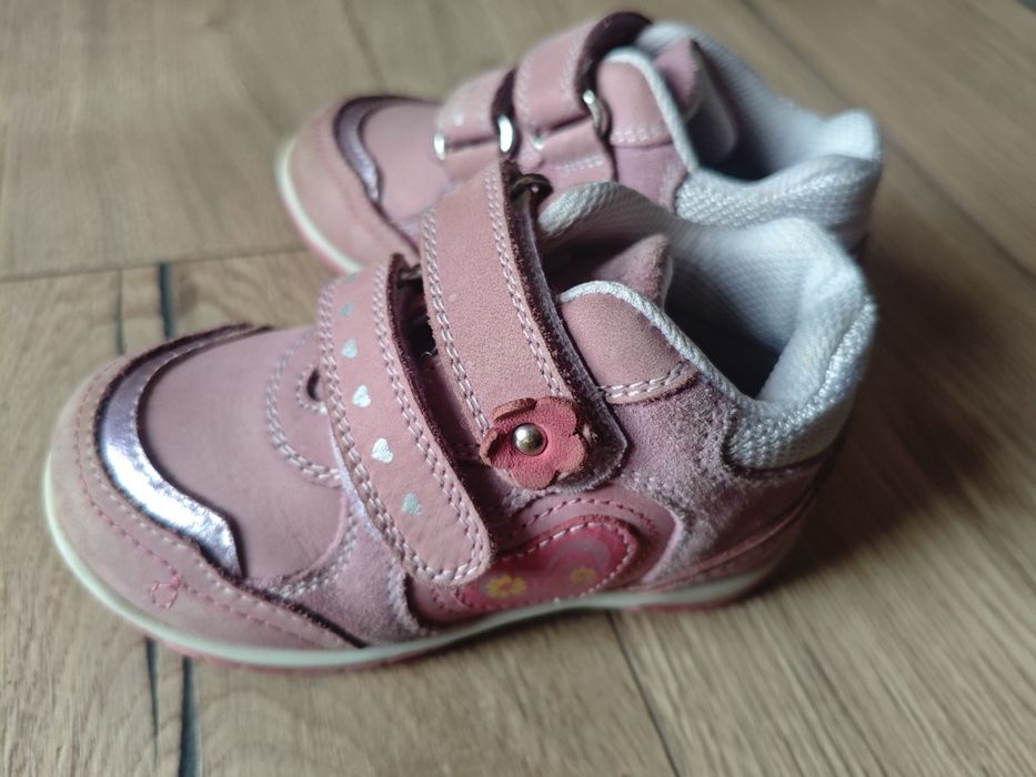 Buciki buty trzewiki przejściowe dla dziewczynki w rozmiarze 22