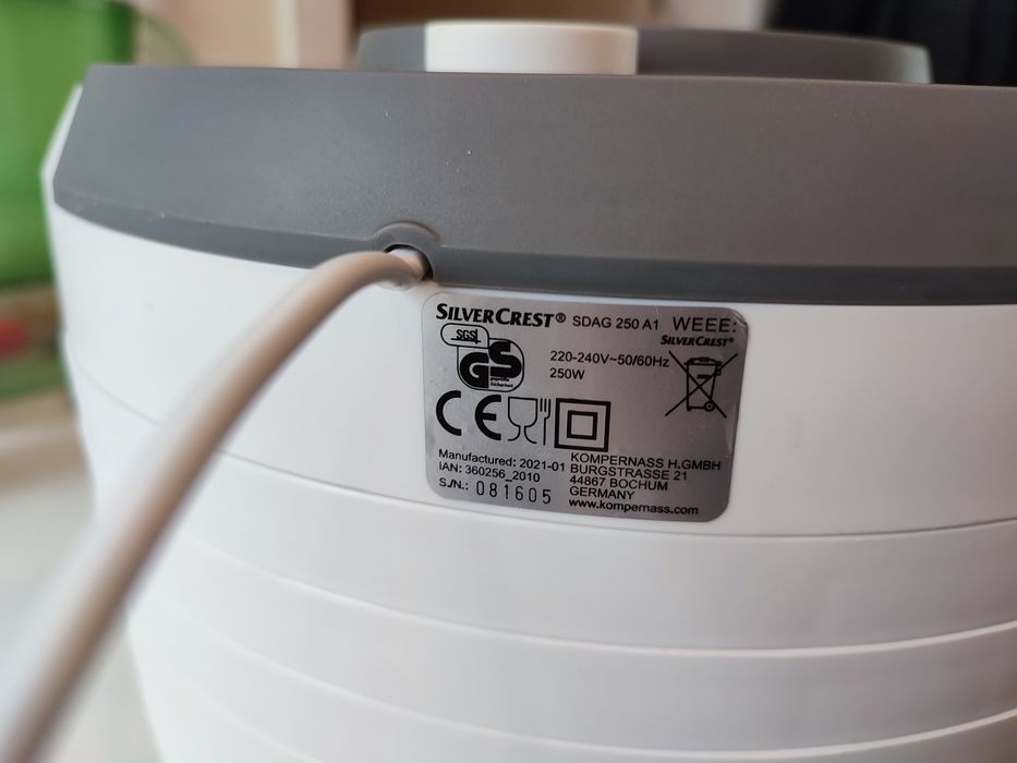 Desidratadora de alimentos como nova