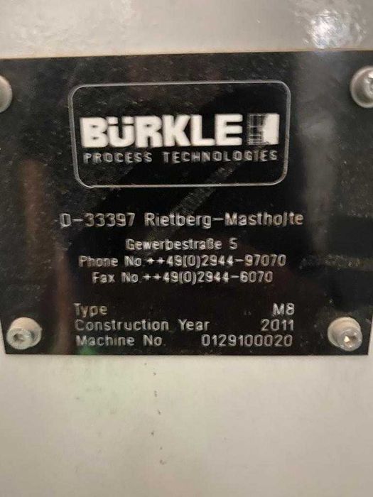 Prasa membranowa BURKLE M8 do foliowania MDF