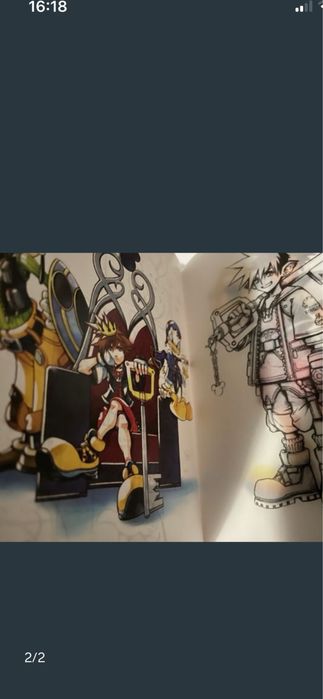Artbook jogo Ps3 Kingdom Hearts 1.5 Remix