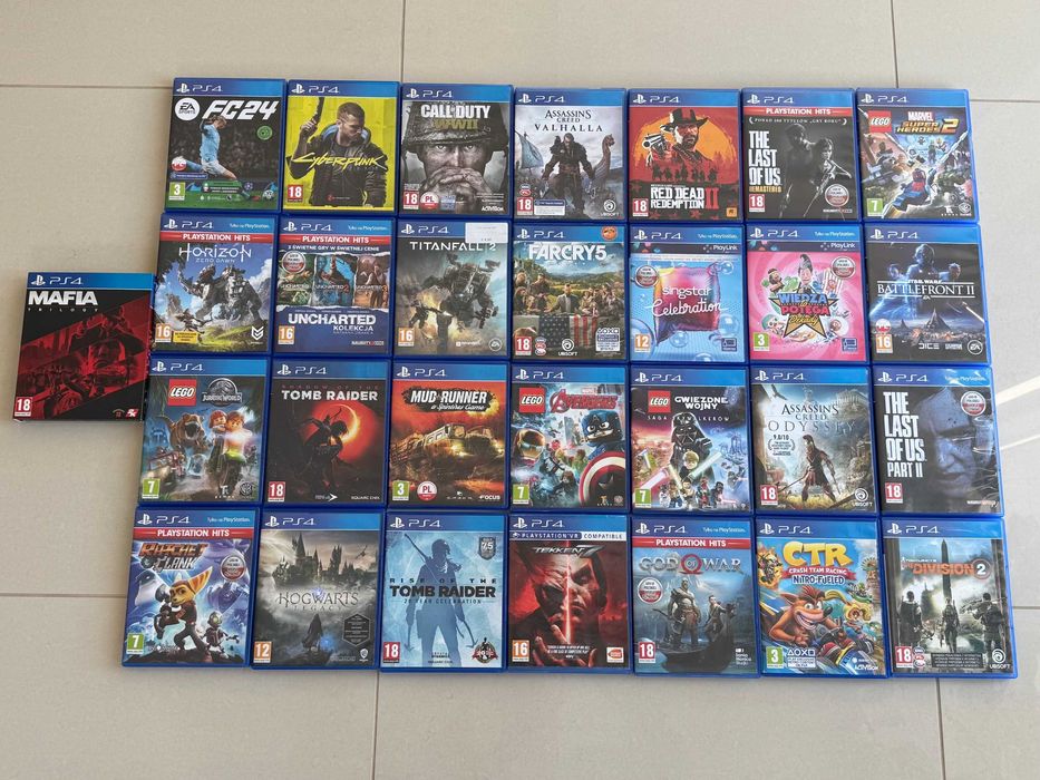 Zestaw Gier na PS4 PLAYSTATION 4 OPIS / RABATY / Wysyłka Foto !