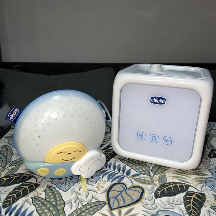 Зволожувач і нічник  chicco дитячий увложнитель воздуха