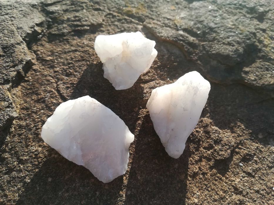 Pedras de proteção espiritual, cristais calcite branca 5€ cada