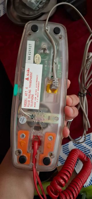 Telefone de rede fixa transparente Modelo ATT 4 ACIKO