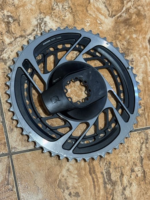 SRAM RED AXS Powermeter 2x Chainring Kit | Direct Mount | E1 - black / silver,50/37T