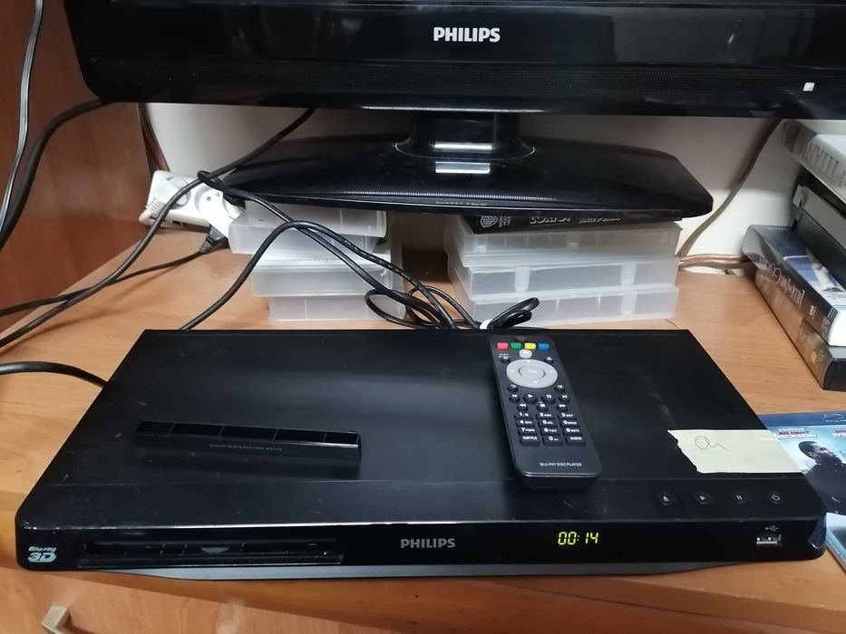 Odtwarzacz Blu-Ray Philips BDP3380 HDMI/USB pilot