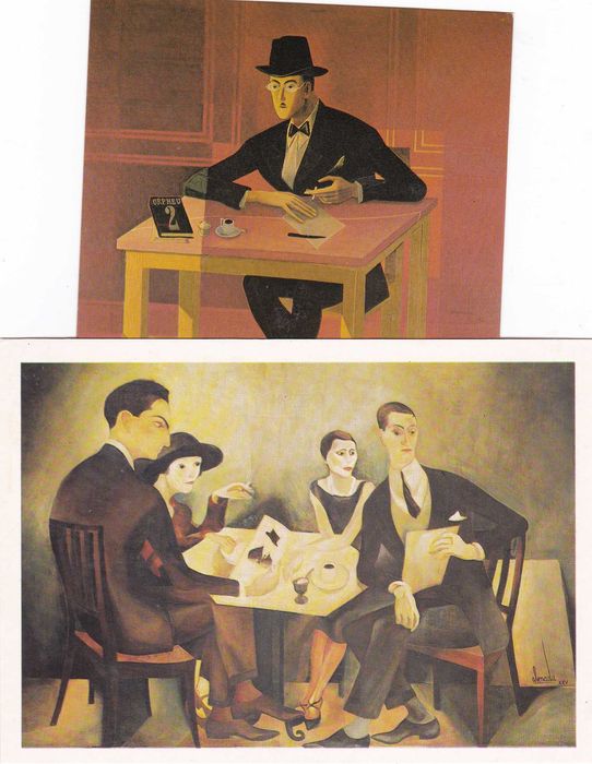 Postais pinturas de autores Portugueses