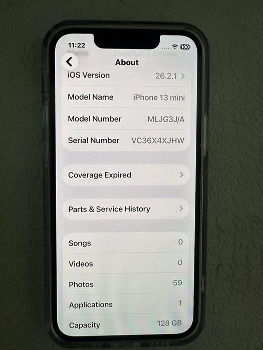 Iphone 13 mini 128Gb(Em Bom Estado)