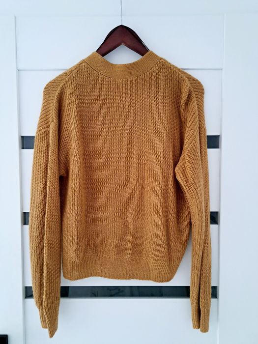 Sweter z wiązaniem na dekolcie H&M 38 M