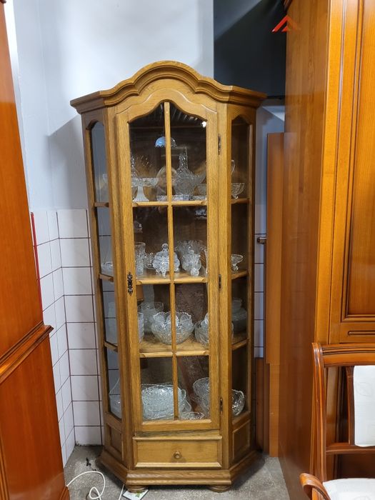 Witryna dębowa 80szer.